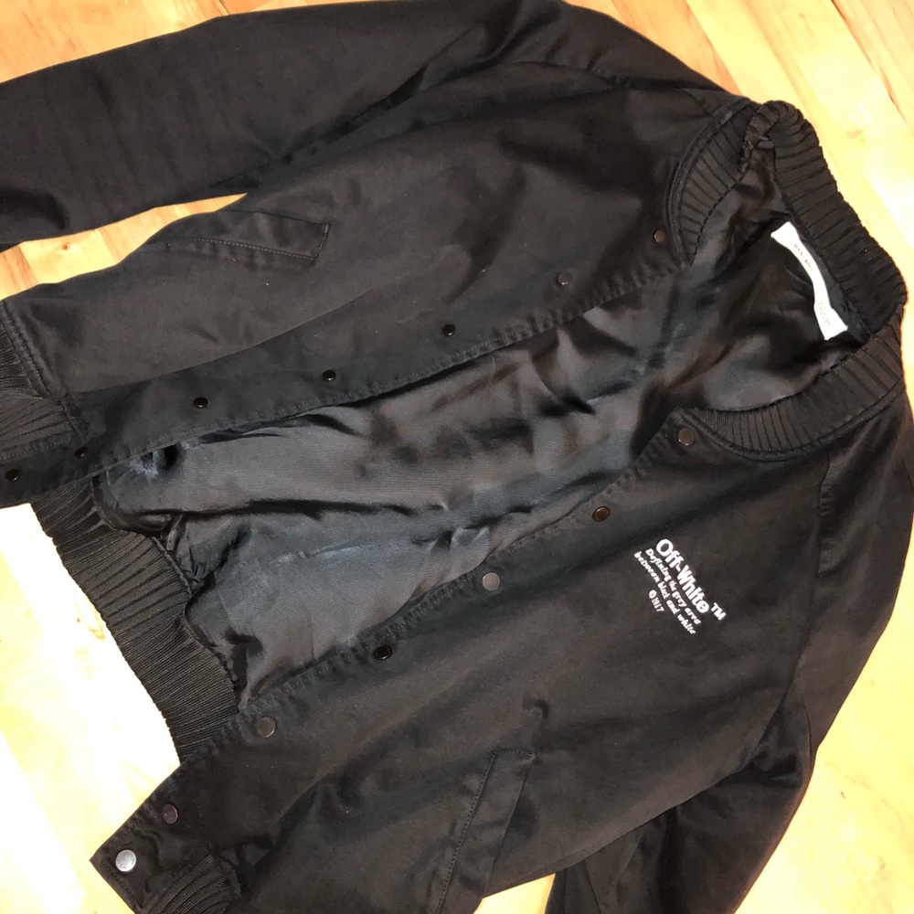 Off White Mens Bomber